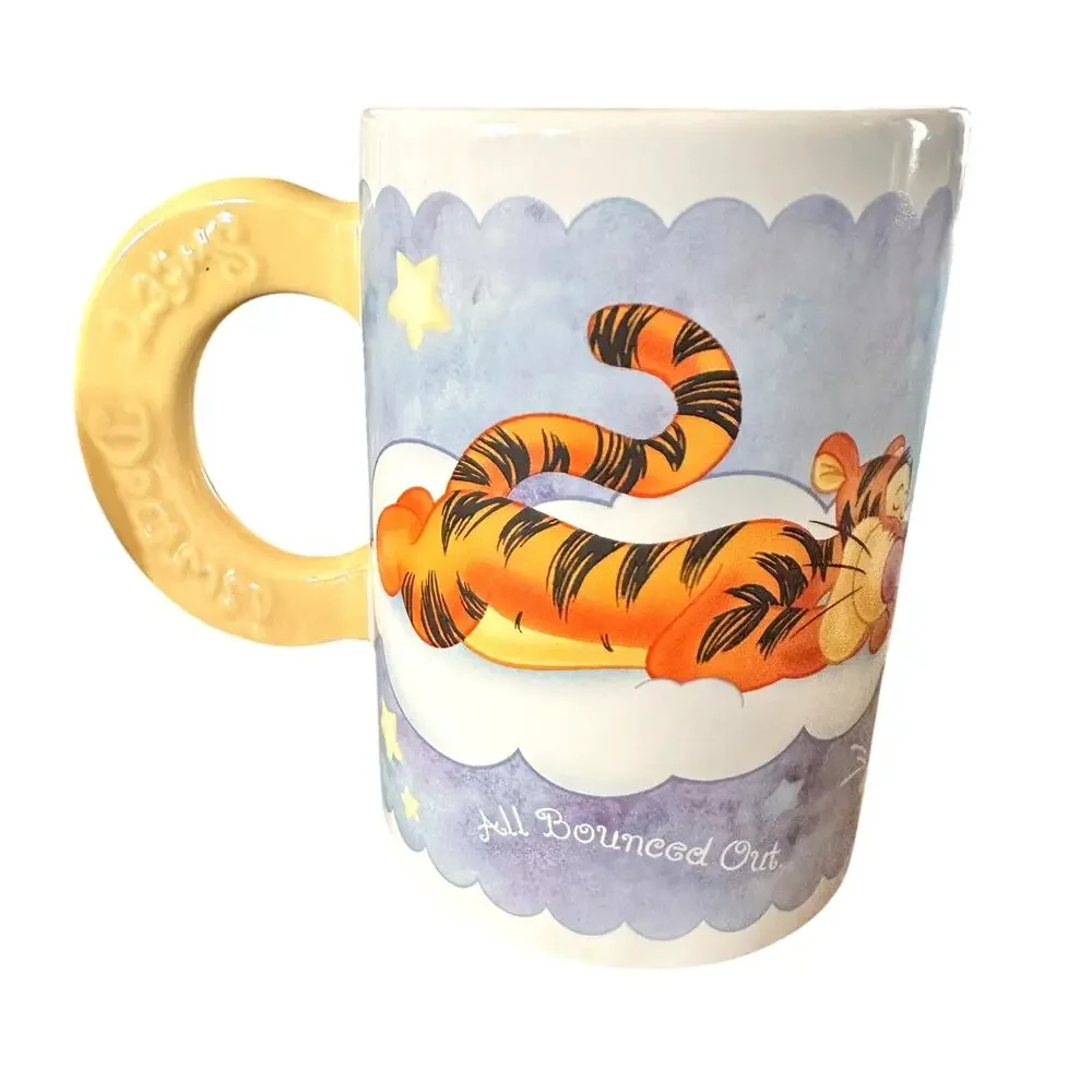 Winnie The Pooh Tigger Piglet Sweet Dreams Vintage Coffee Mug Disney